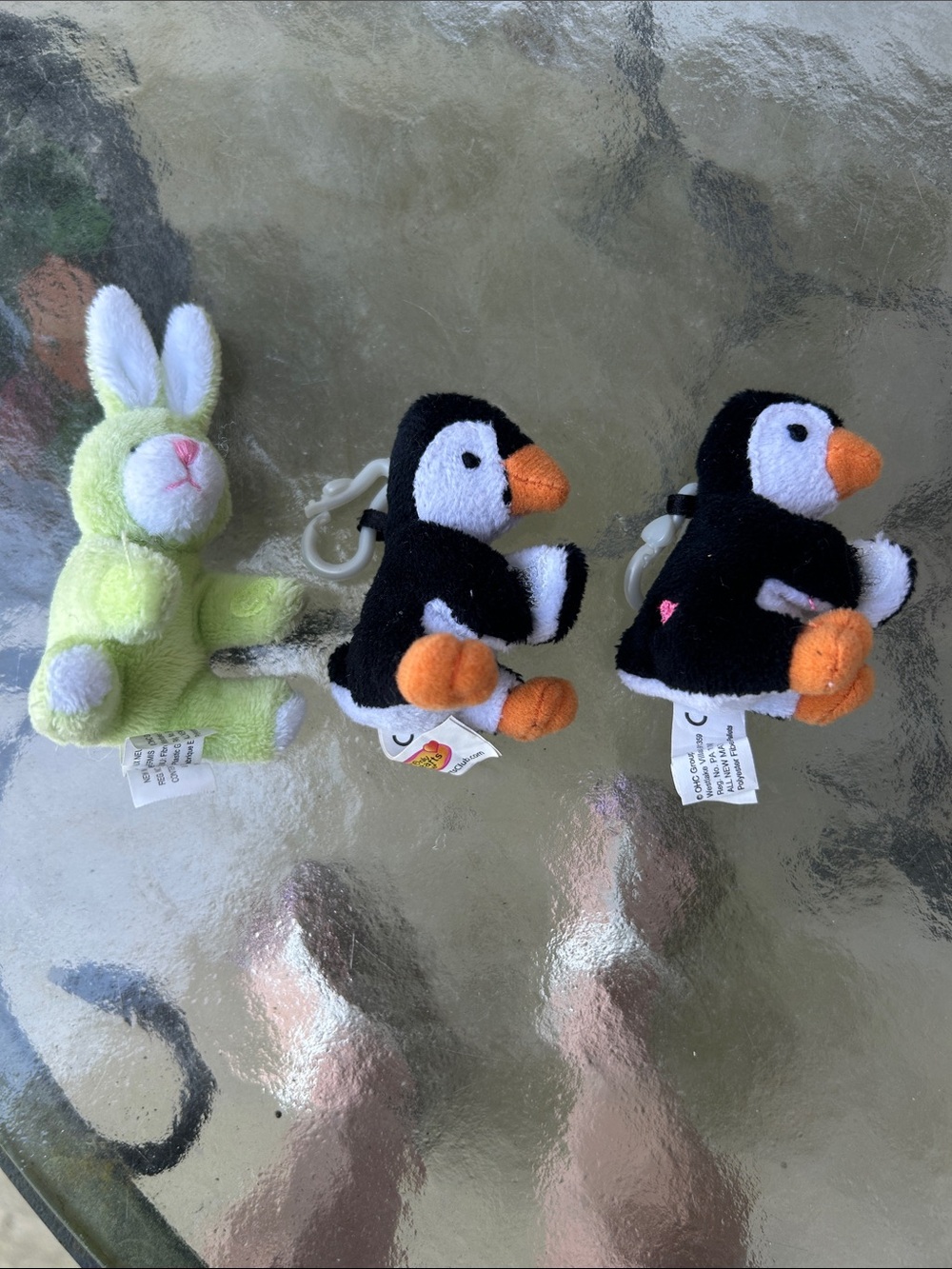 OnlyHearts Club—Bunny and Two Black Penguins